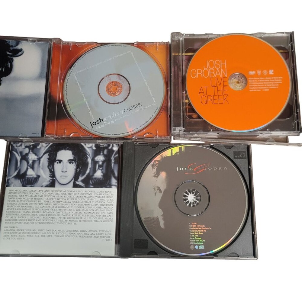 Josh Groban 3-CD Bundle: Self-Titled Album Closer & Live At The Greek - Picture 3 of 6